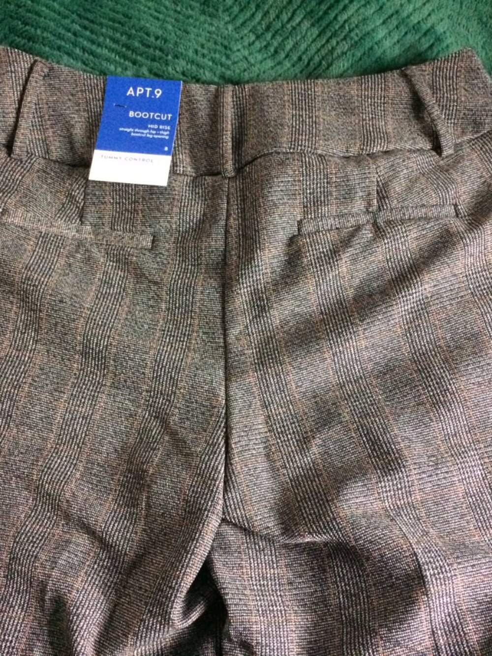 NWT Apt 9 Tummy Control Bootcut Mid Rise Pants Size 8 - Picture 5 of 16